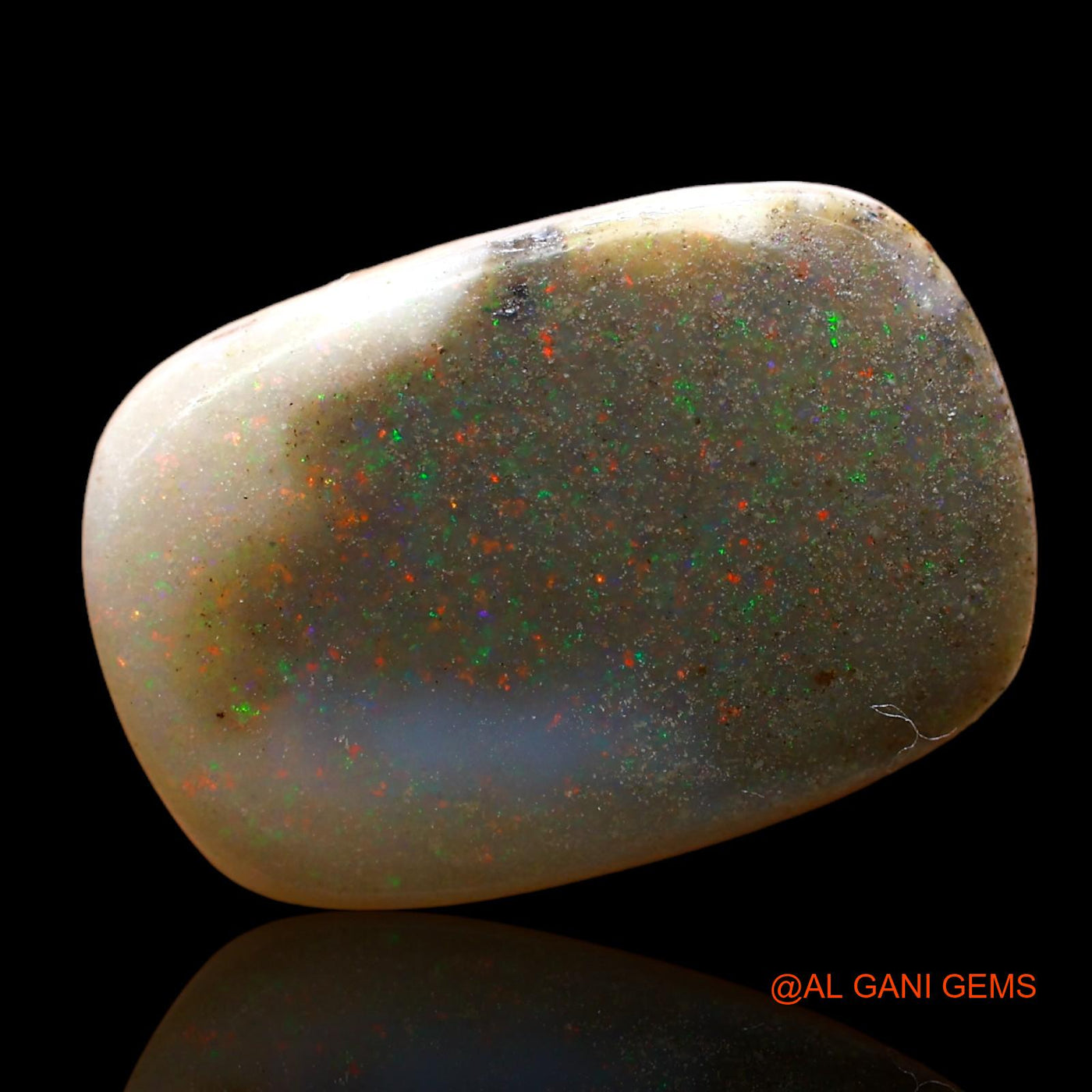 10.00 Cts Natural Australian Fire Opal Loose Gemstone Oval Cabochon 18x12x5 mm AC-839