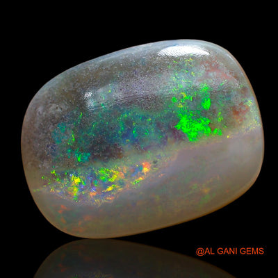 Natural Fire Opal Gemstone 9.00 Cts Loose Oval Cabochon From Australia 17x13x5 mm AC-842