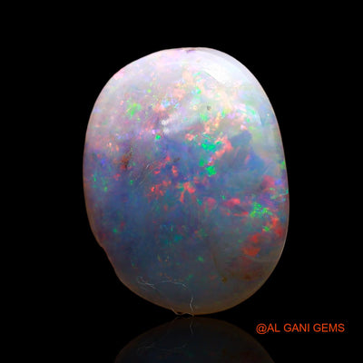 6.00 Cts Unheated Australian Fire Opal Loose Gemstone Oval Cabochon Natural 17x13x4 mm AC-843
