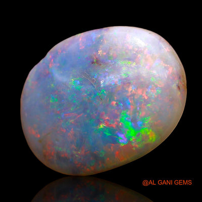 6.00 Cts Unheated Australian Fire Opal Loose Gemstone Oval Cabochon Natural 17x13x4 mm AC-843