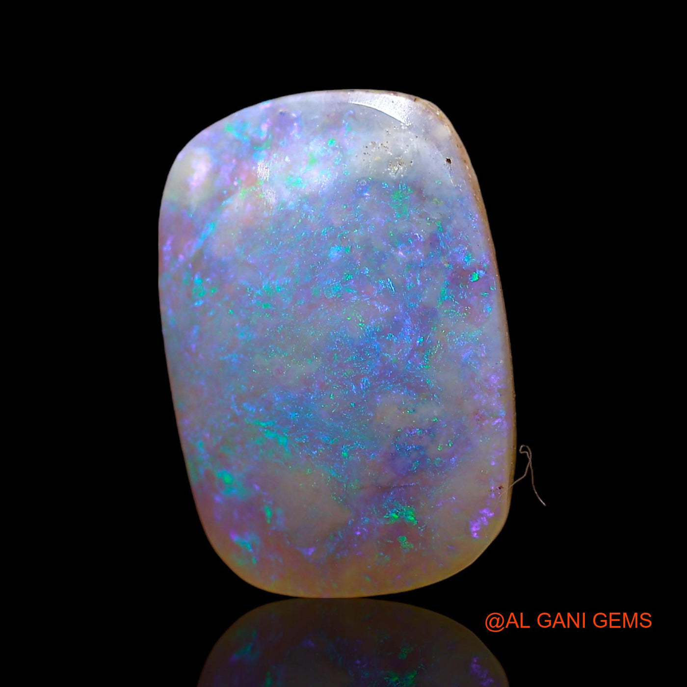 Natural Fire Opal Gemstone 6.00 Cts Loose Oval Cabochon From Australia 17x12x4 mm AC-844