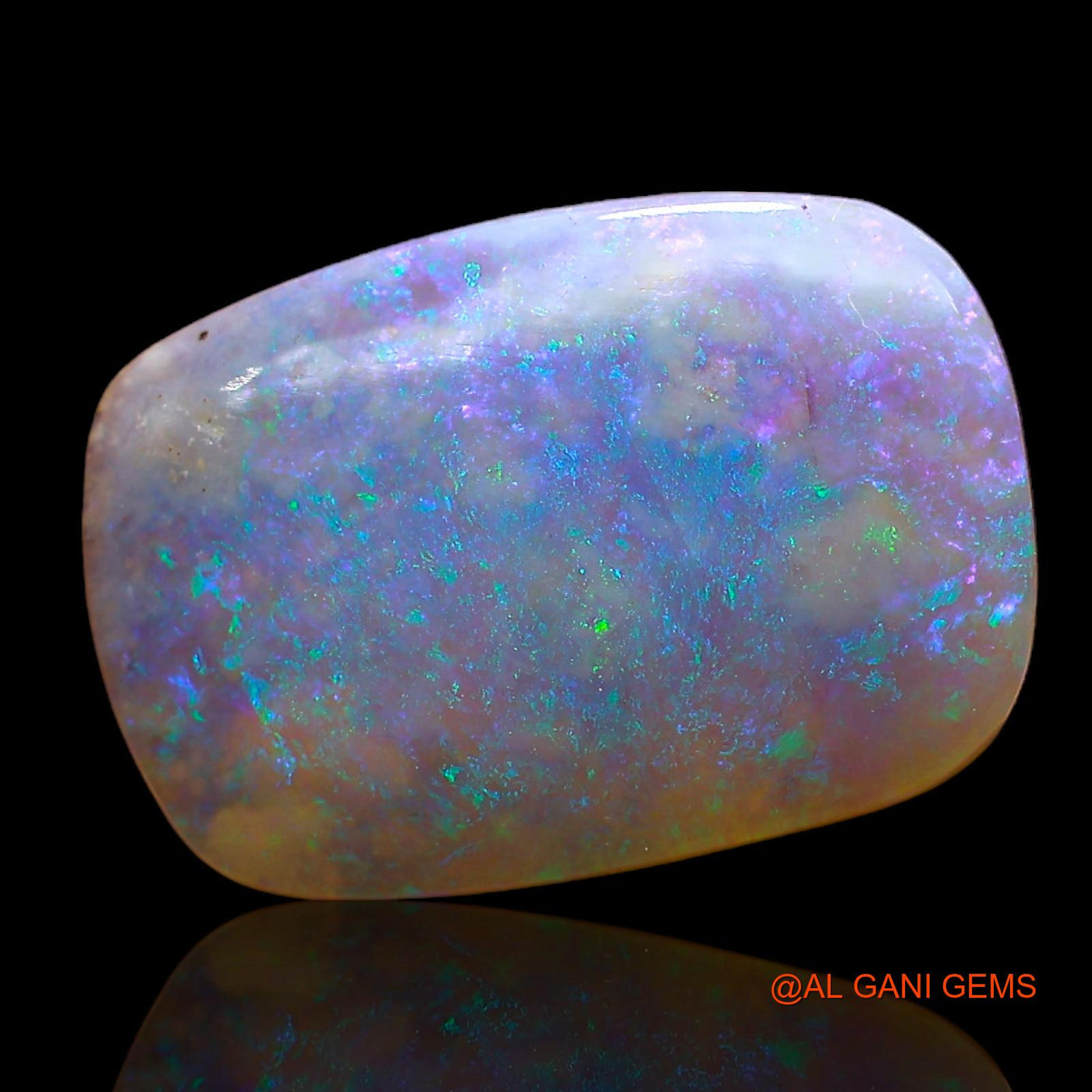 Natural Fire Opal Gemstone 6.00 Cts Loose Oval Cabochon From Australia 17x12x4 mm AC-844