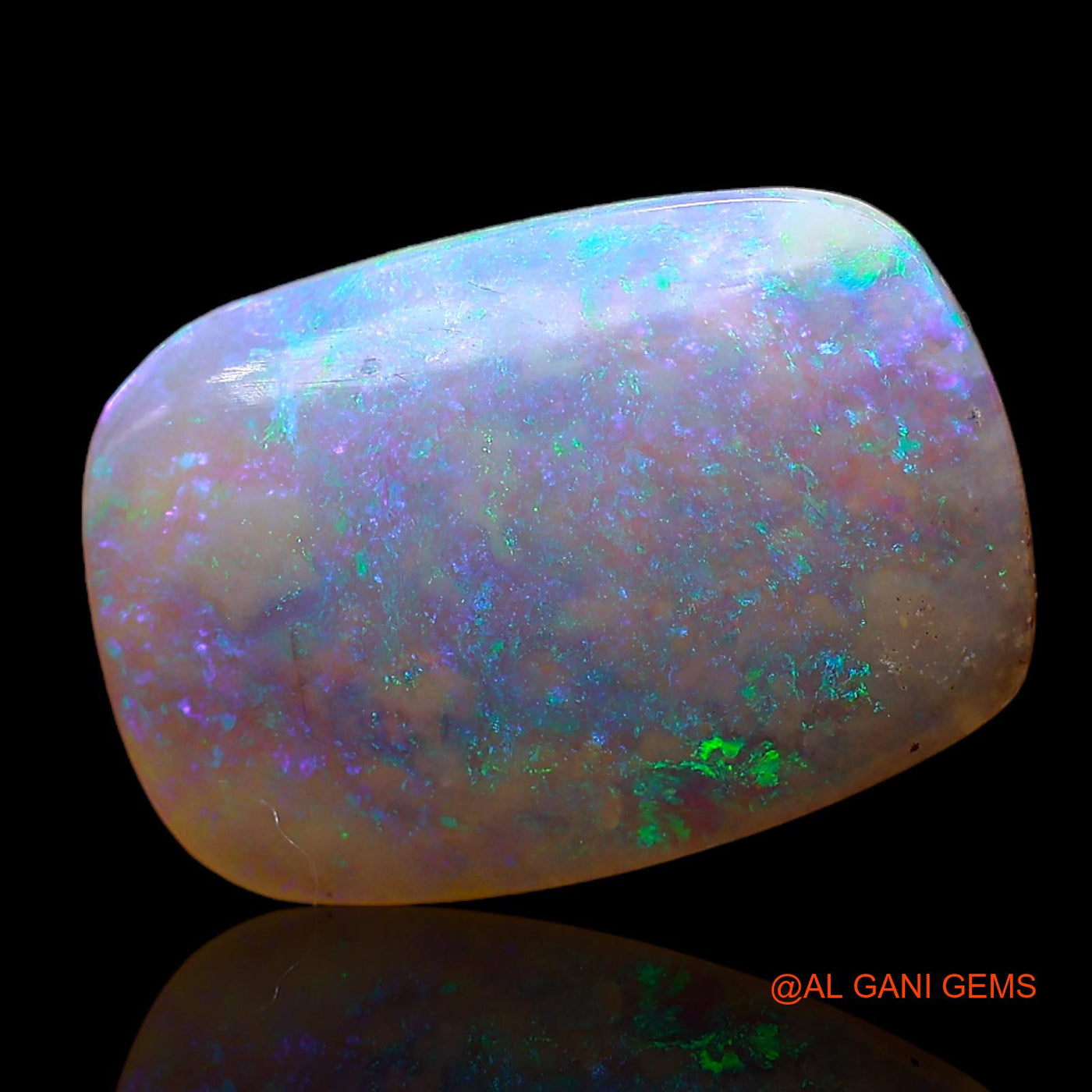 Natural Fire Opal Gemstone 6.00 Cts Loose Oval Cabochon From Australia 17x12x4 mm AC-844