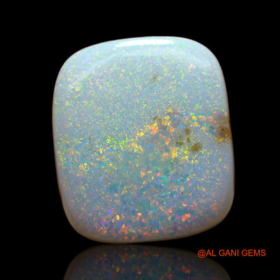Natural Untreated Fire Opal Loose Gemstone Oval Cabochon From Australia 11.00 Cts 15x13x6 mm AC-845
