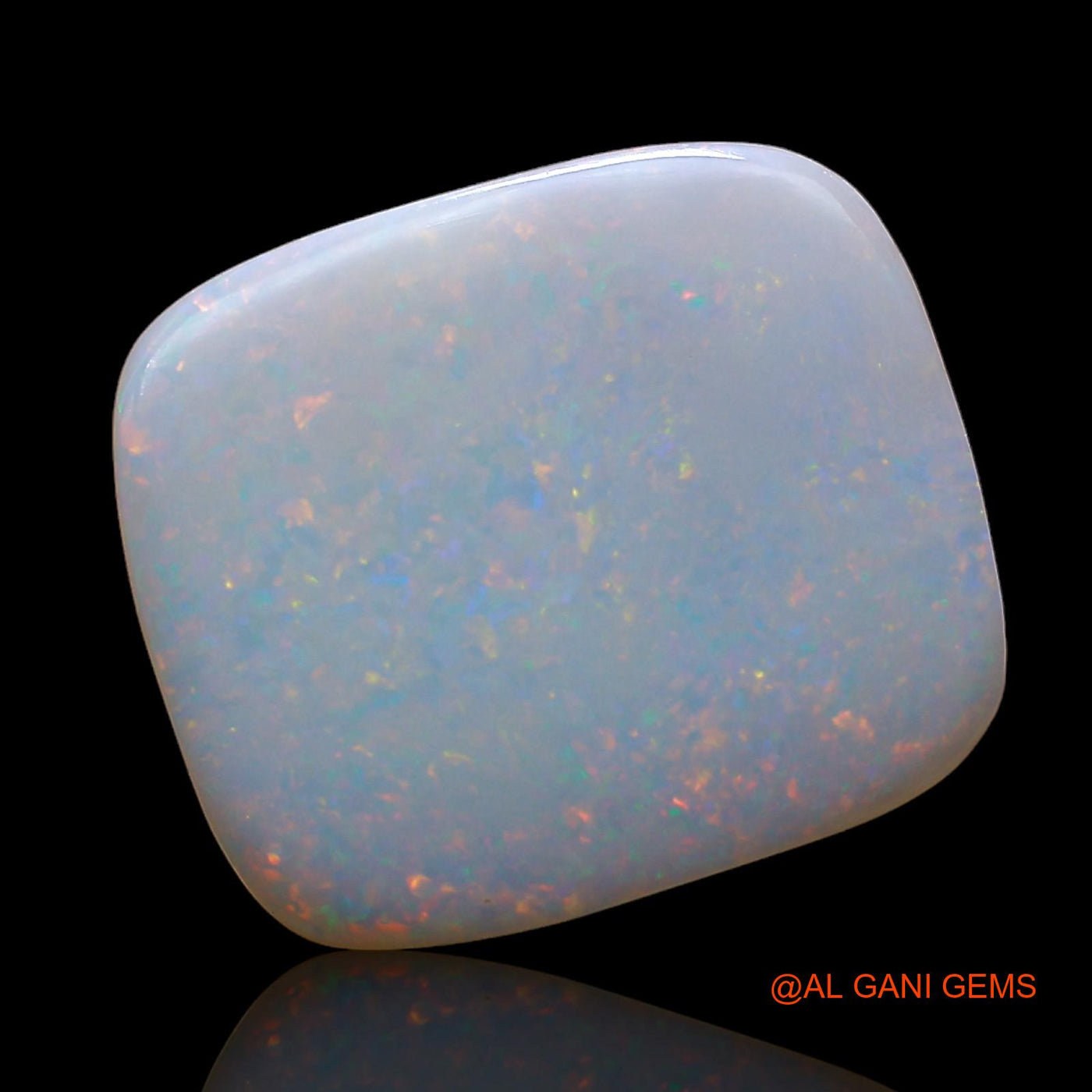 4.00 Cts Natural Australian Fire Opal Loose Gemstone Oval Cabochon 16x14x2 mm AC-846