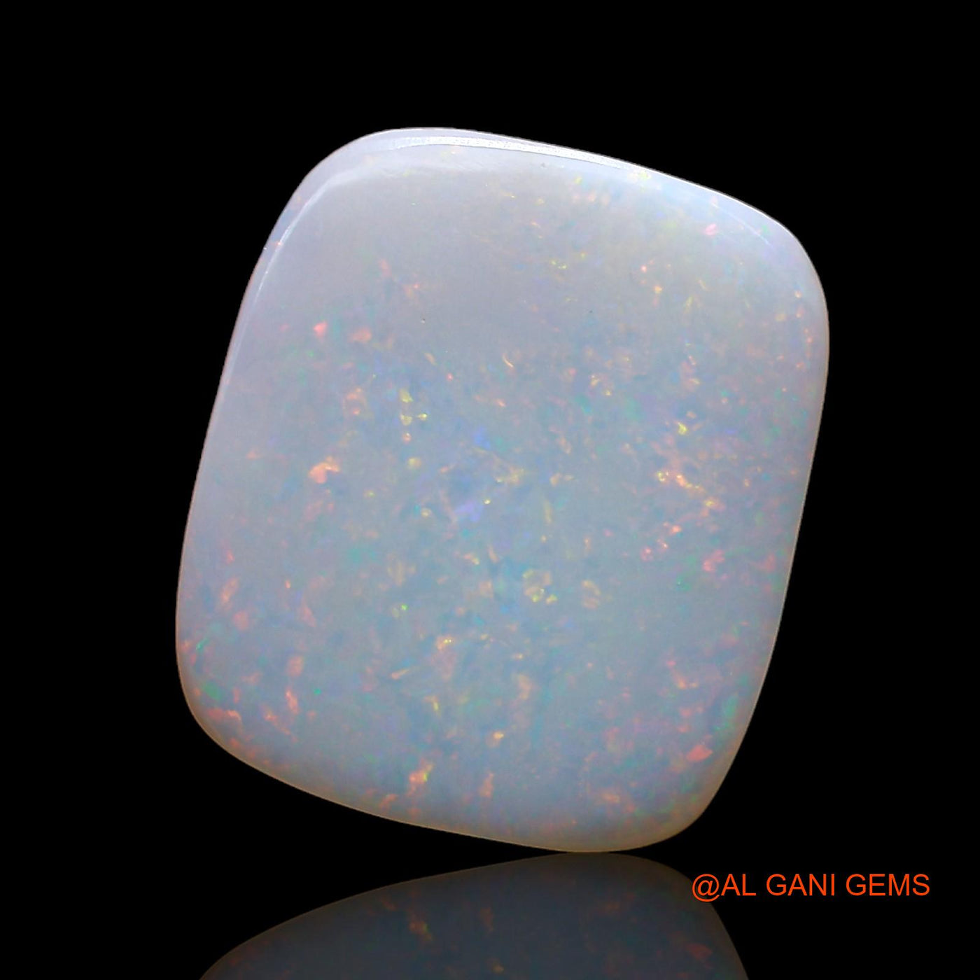 4.00 Cts Natural Australian Fire Opal Loose Gemstone Oval Cabochon 16x14x2 mm AC-846
