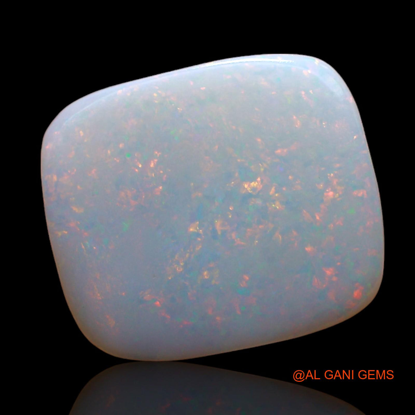 4.00 Cts Natural Australian Fire Opal Loose Gemstone Oval Cabochon 16x14x2 mm AC-846
