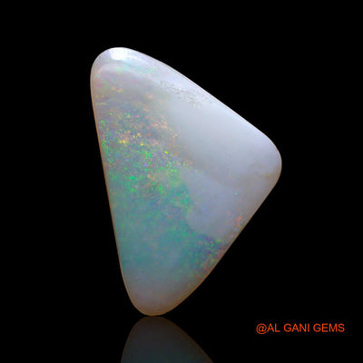 4.00 Cts Unheated Australian Fire Opal Loose Gemstone Trillion Cabochon Natural 19x12x3 mm AC-847