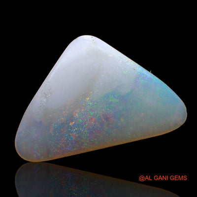 4.00 Cts Unheated Australian Fire Opal Loose Gemstone Trillion Cabochon Natural 19x12x3 mm AC-847