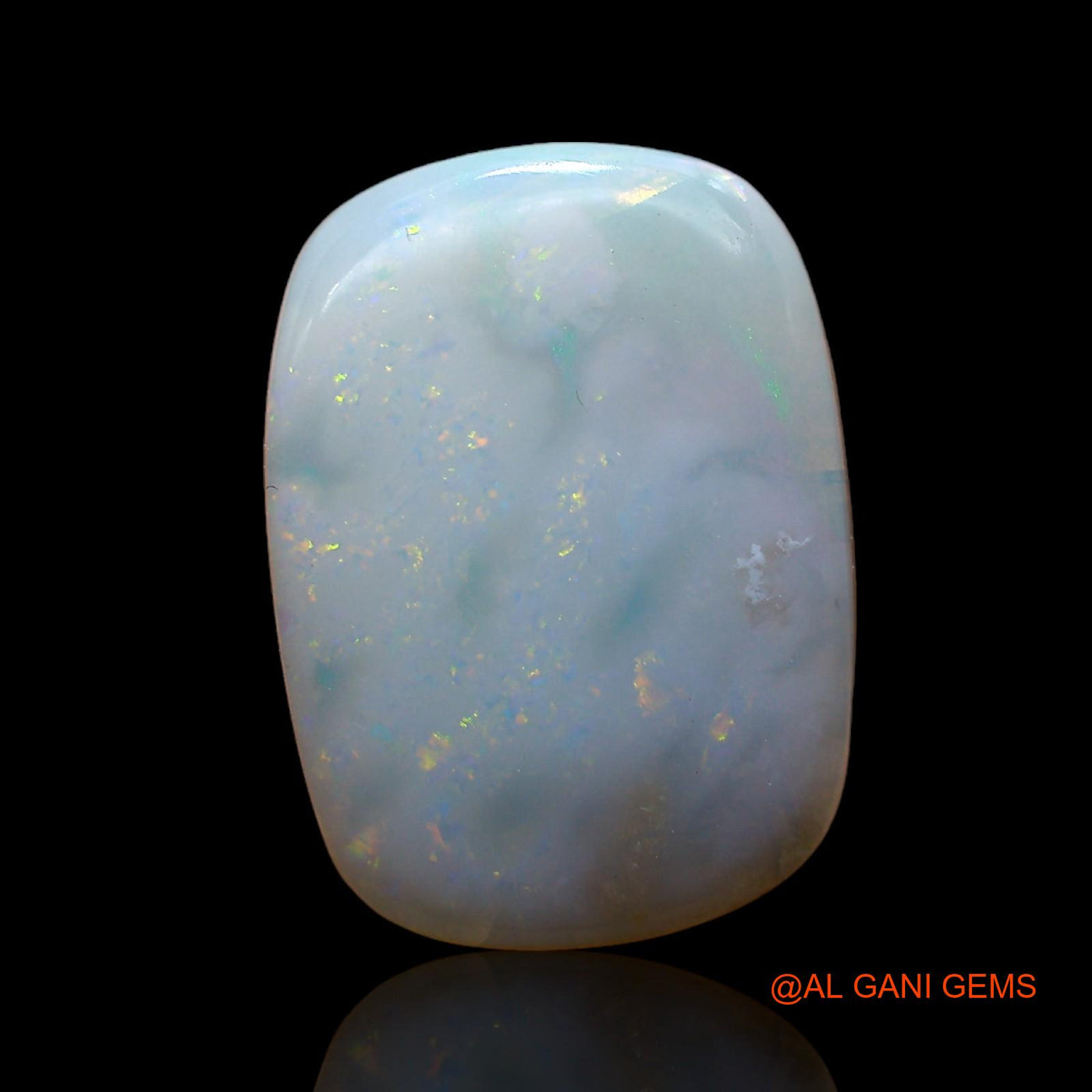 8.00 Cts Natural Australian Fire Opal Oval Cabochon Loose Gemstone For Jewelry 17x12x4 mm AC-848
