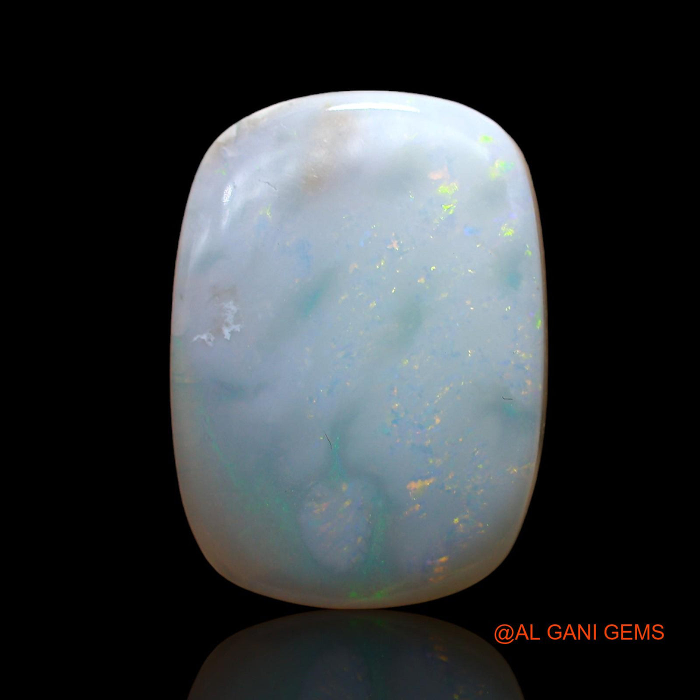 8.00 Cts Natural Australian Fire Opal Oval Cabochon Loose Gemstone For Jewelry 17x12x4 mm AC-848