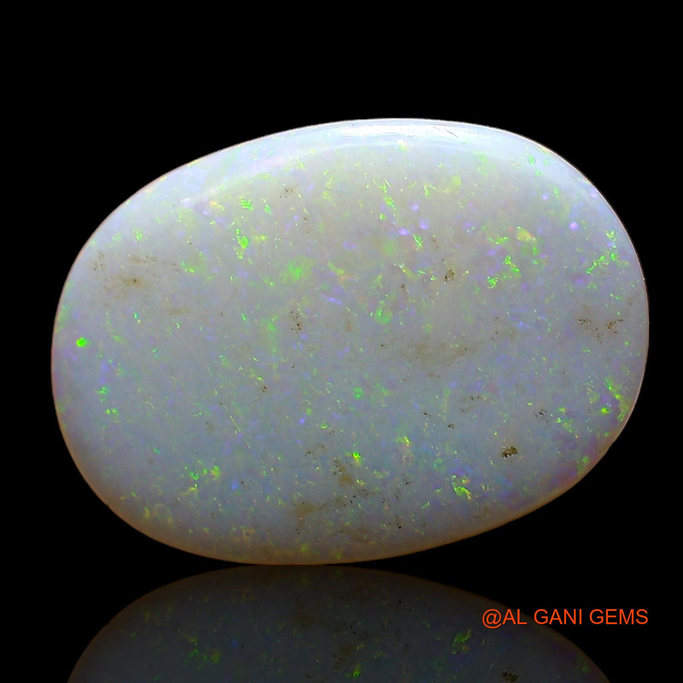 4.00 Cts Unheated Australian Fire Opal Loose Gemstone Oval Cabochon Natural 18x13x3 mm AC-849