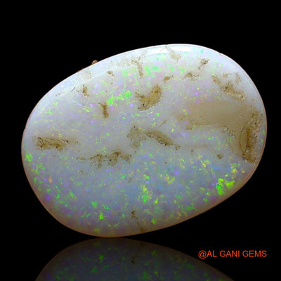 4.00 Cts Unheated Australian Fire Opal Loose Gemstone Oval Cabochon Natural 18x13x3 mm AC-849