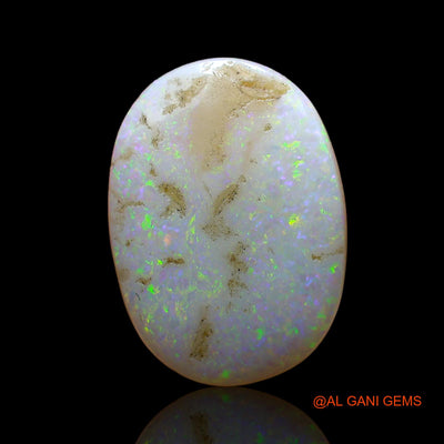 4.00 Cts Unheated Australian Fire Opal Loose Gemstone Oval Cabochon Natural 18x13x3 mm AC-849