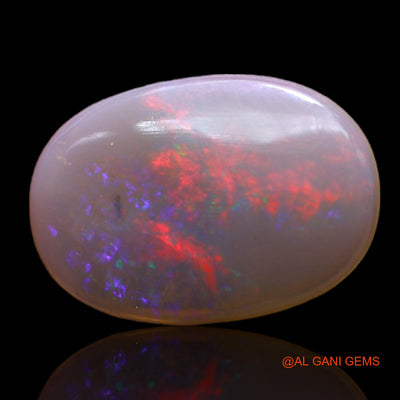 Natural Untreated Fire Opal Loose Gemstone Oval Cabochon From Australia 4.00 Cts 18x12x2 mm AC-84
