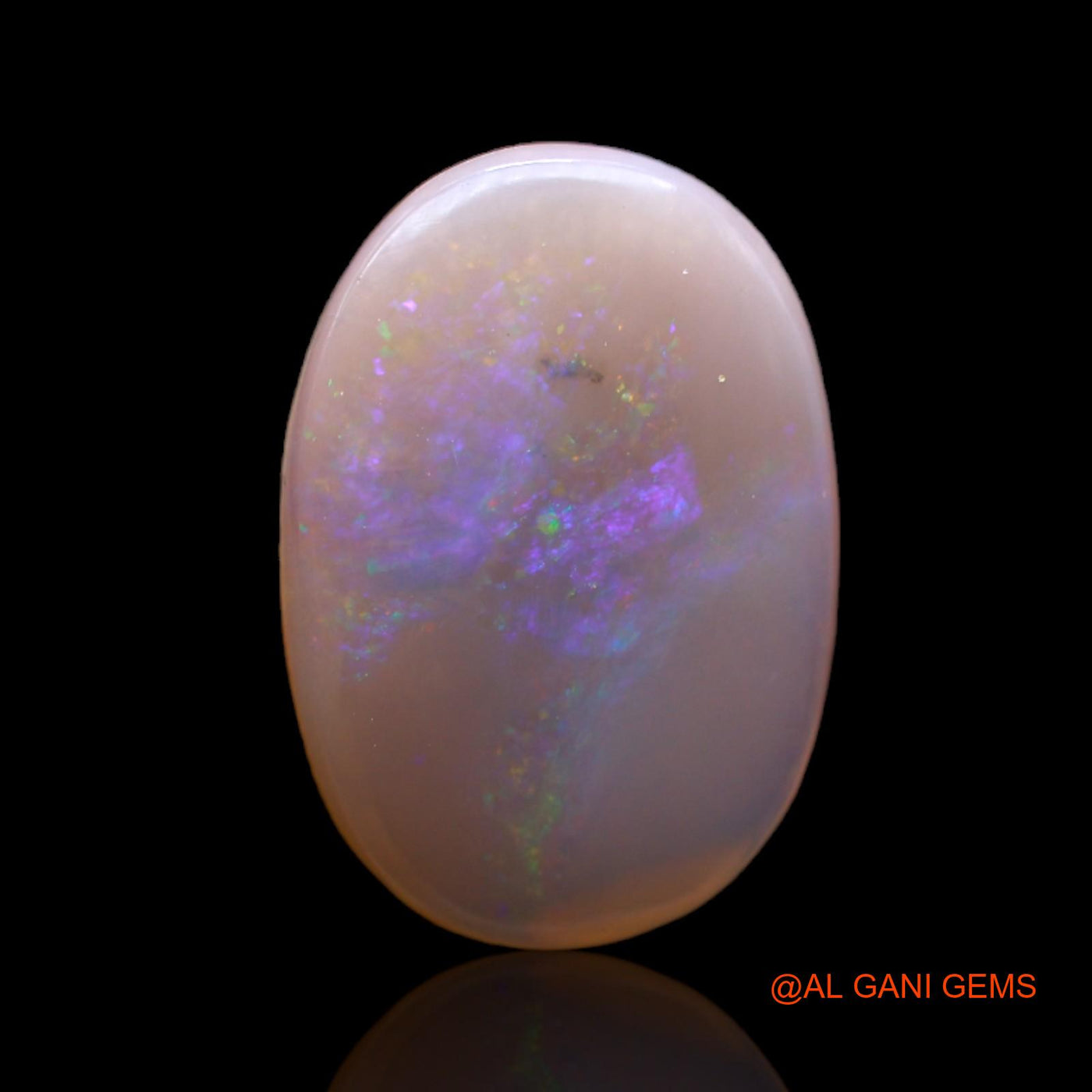 Natural Untreated Fire Opal Loose Gemstone Oval Cabochon From Australia 4.00 Cts 18x12x2 mm AC-84