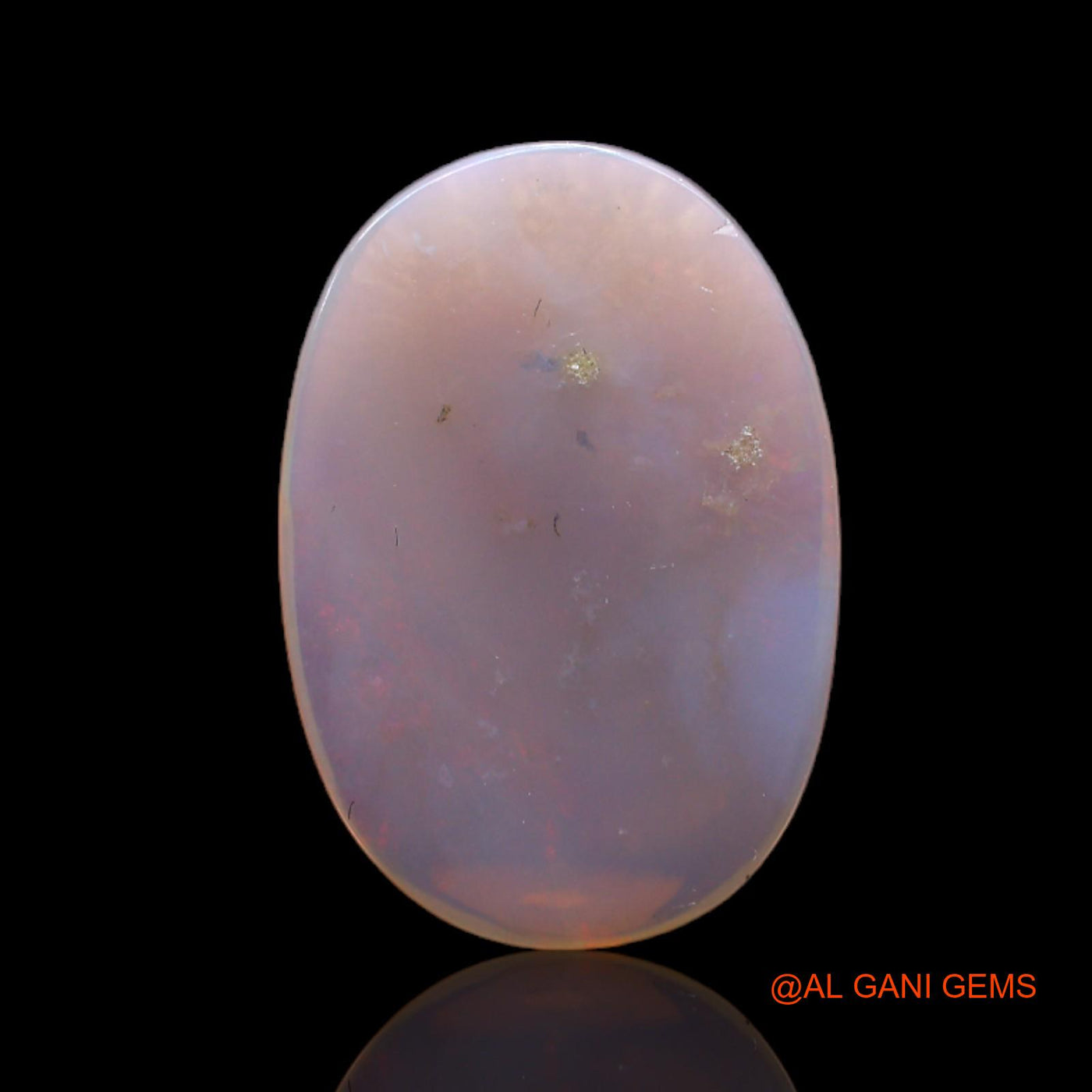 Natural Untreated Fire Opal Loose Gemstone Oval Cabochon From Australia 4.00 Cts 18x12x2 mm AC-84