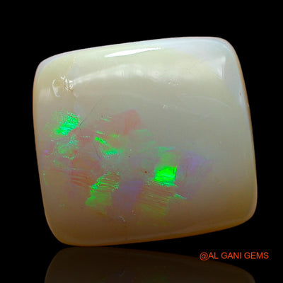 10.00 Cts Natural Australian Fire Opal Loose Gemstone Square Cabochon 15x14x5 mm AC-850