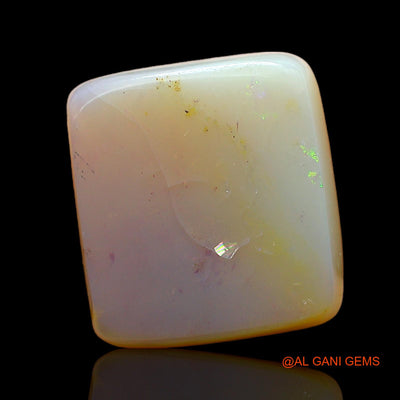 10.00 Cts Natural Australian Fire Opal Loose Gemstone Square Cabochon 15x14x5 mm AC-850