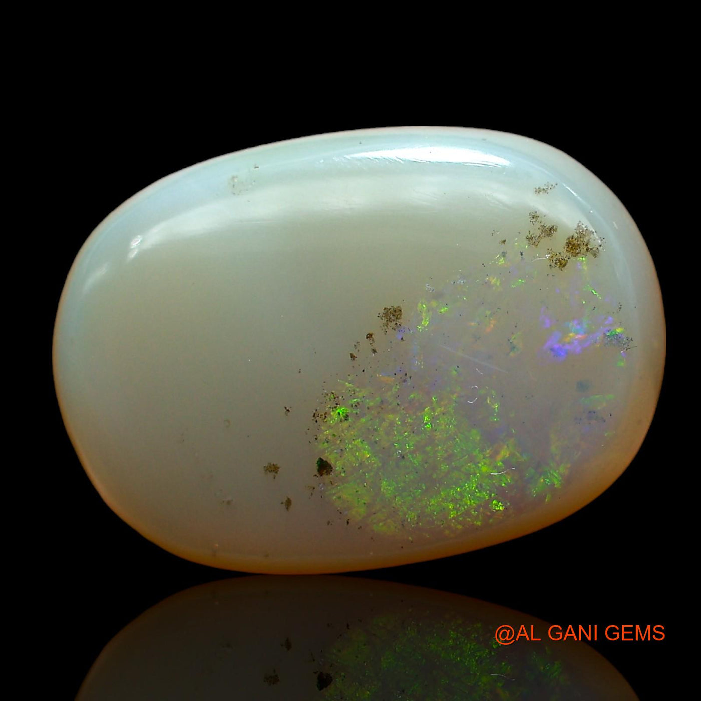 Natural Fire Opal Gemstone 10.50 Cts Loose Oval Cabochon From Australia 18x13x5 mm AC-851