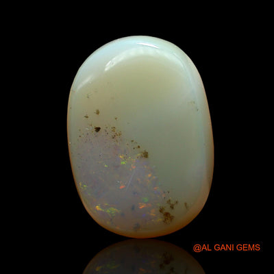 Natural Fire Opal Gemstone 10.50 Cts Loose Oval Cabochon From Australia 18x13x5 mm AC-851