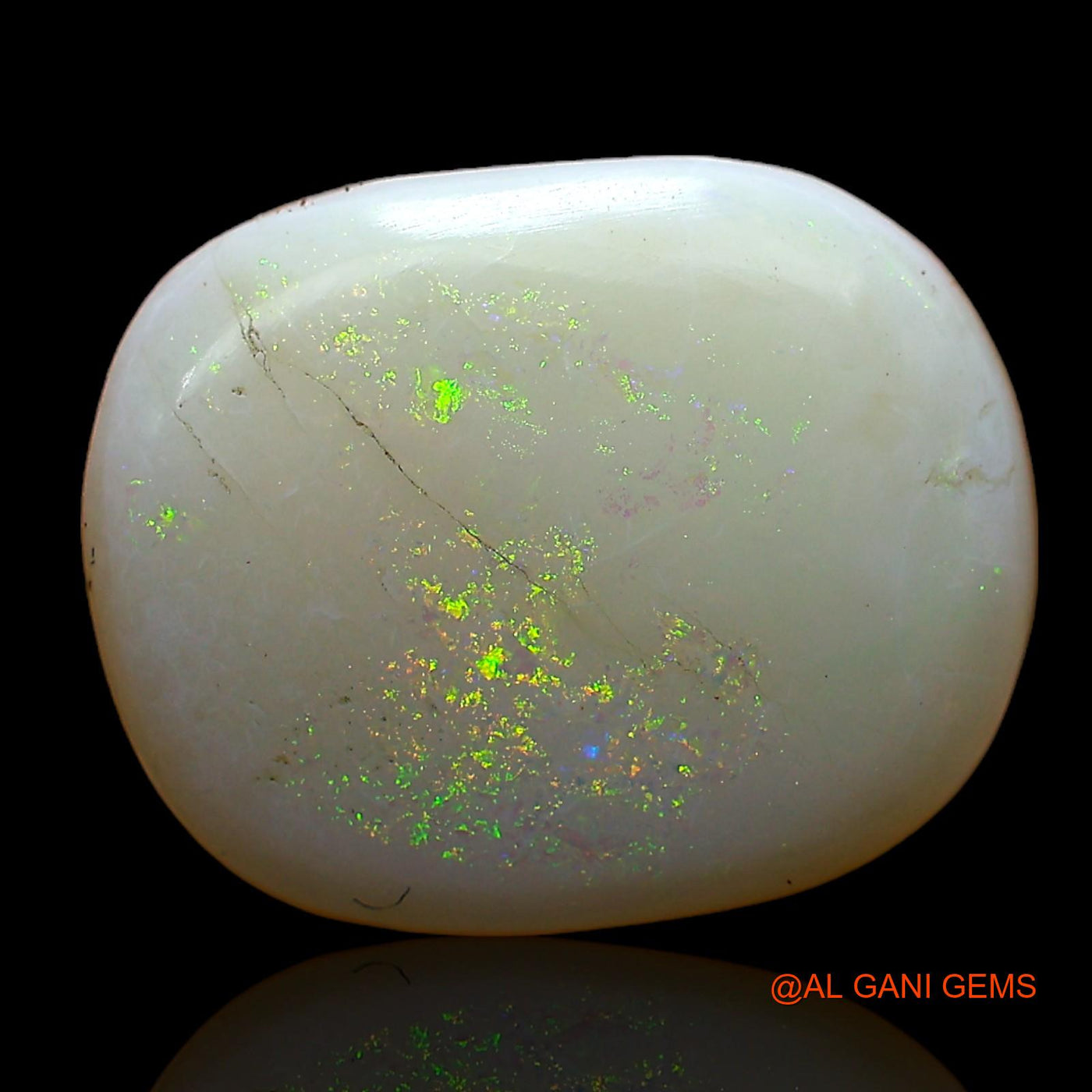 6.00 Cts Natural Australian Fire Opal Loose Gemstone Oval Cabochon 17x13x4 mm AC-854