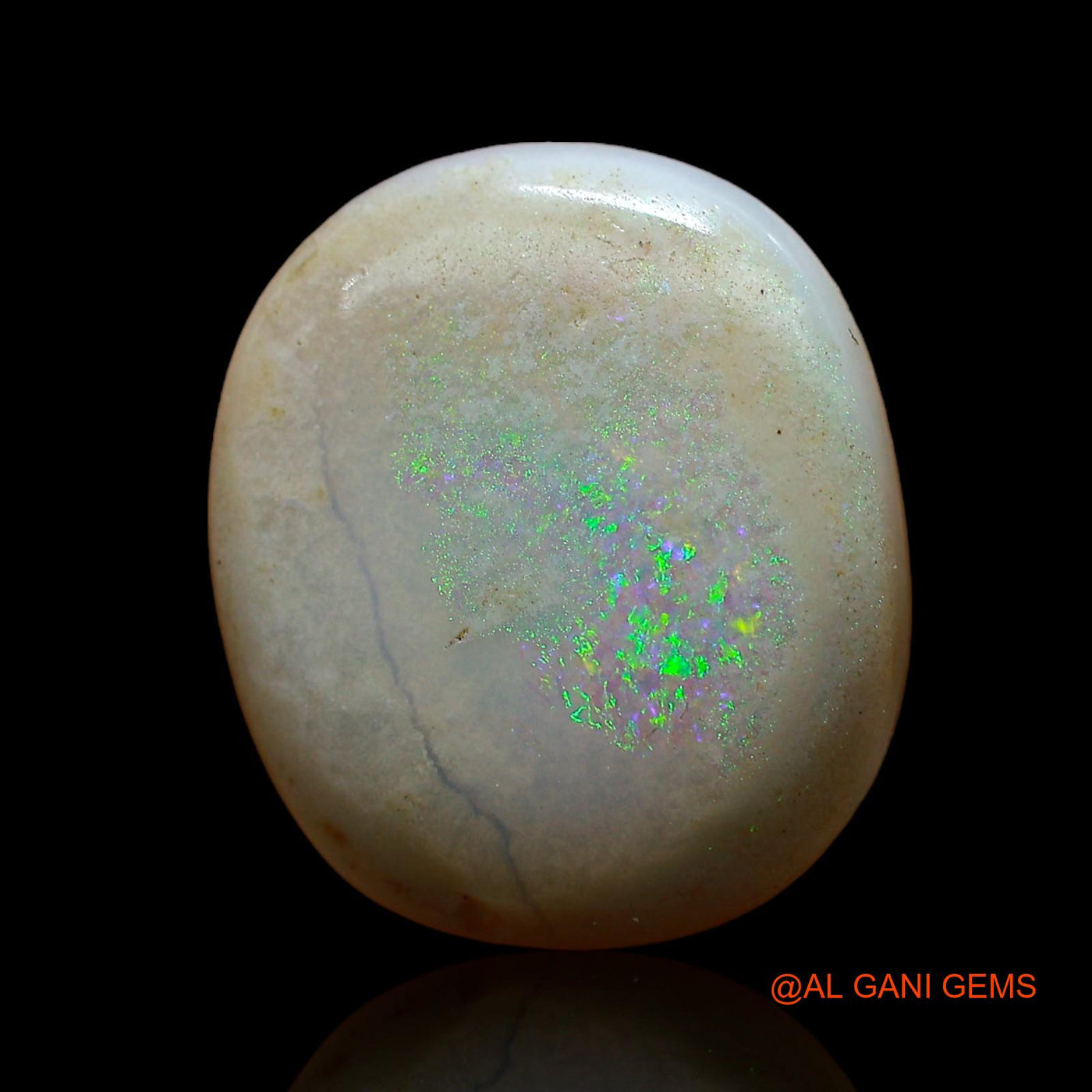 6.00 Cts Natural Australian Fire Opal Loose Gemstone Oval Cabochon 16x14x4 mm AC-855