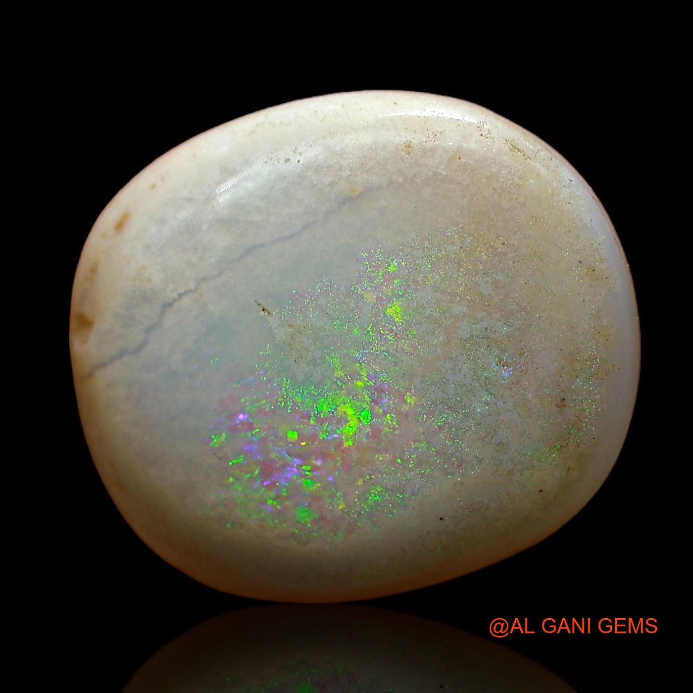 6.00 Cts Natural Australian Fire Opal Loose Gemstone Oval Cabochon 16x14x4 mm AC-855