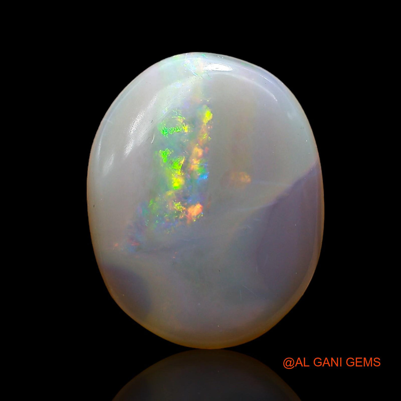 4.00 Cts Natural Australian Fire Opal Loose Gemstone Oval Cabochon 16x13x3 mm AC-859