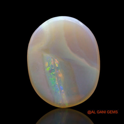 4.00 Cts Natural Australian Fire Opal Loose Gemstone Oval Cabochon 16x13x3 mm AC-859
