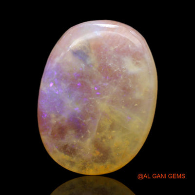 Natural Untreated Fire Opal Loose Gemstone Oval Cabochon From Australia 5.00 Cts 18x13x3 mm AC-85