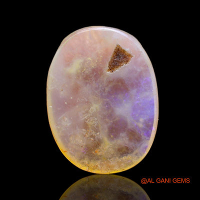 Natural Untreated Fire Opal Loose Gemstone Oval Cabochon From Australia 5.00 Cts 18x13x3 mm AC-85