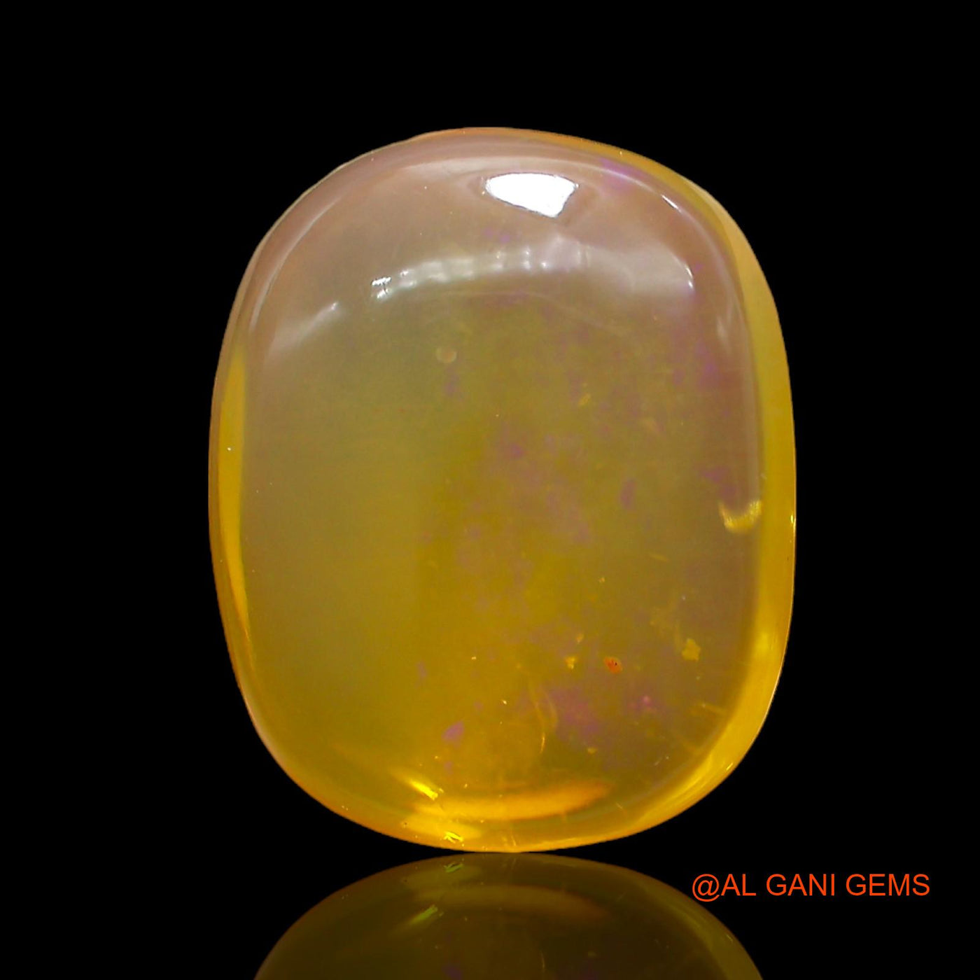 10.00 Cts Natural Australian Fire Opal Loose Gemstone Oval Cabochon 16x13x7 mm AC-860