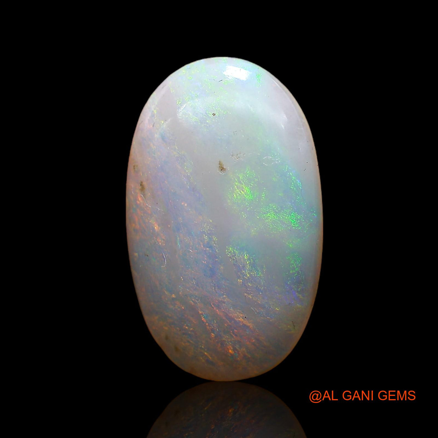 4.00 Cts Natural Australian Fire Opal Loose Gemstone Oval Cabochon 18x11x3 mm AC-861
