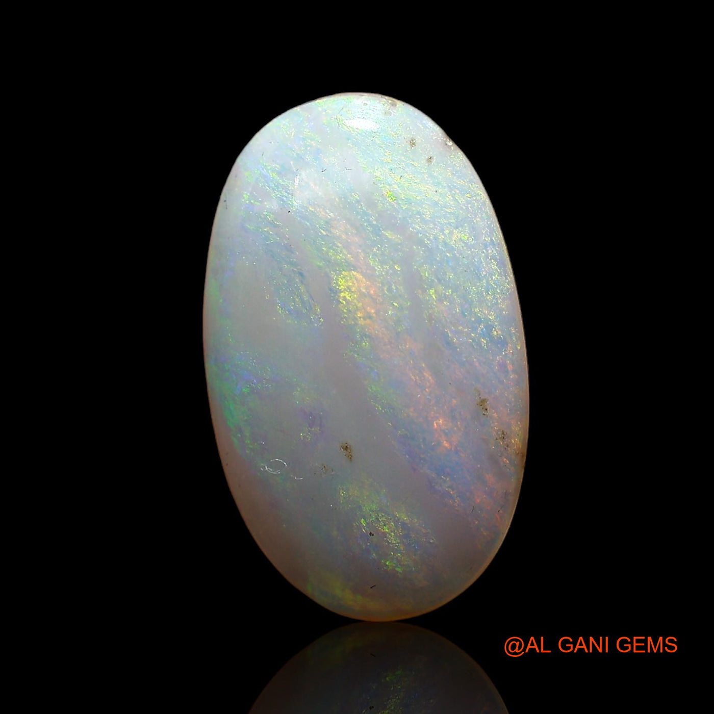 4.00 Cts Natural Australian Fire Opal Loose Gemstone Oval Cabochon 18x11x3 mm AC-861