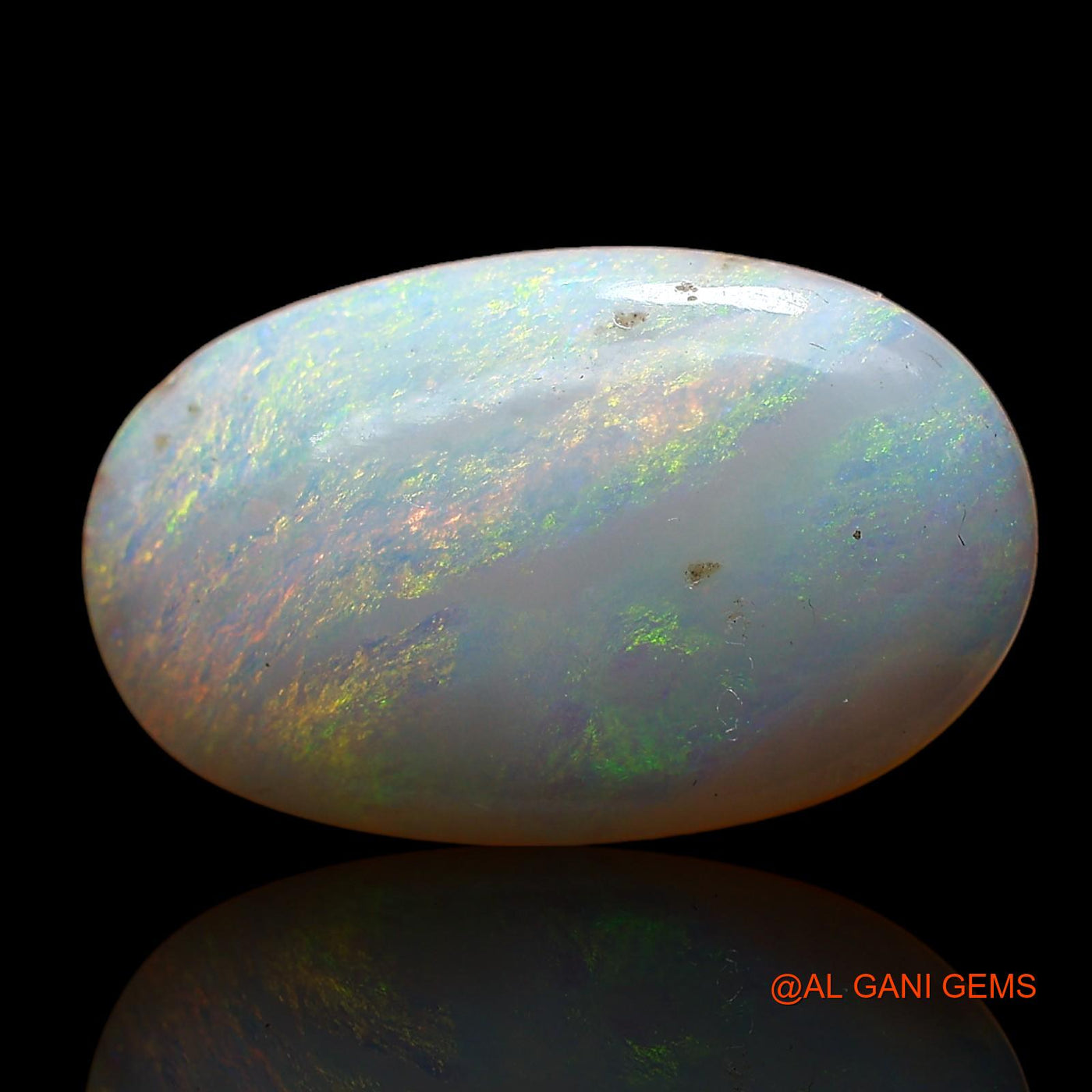 4.00 Cts Natural Australian Fire Opal Loose Gemstone Oval Cabochon 18x11x3 mm AC-861
