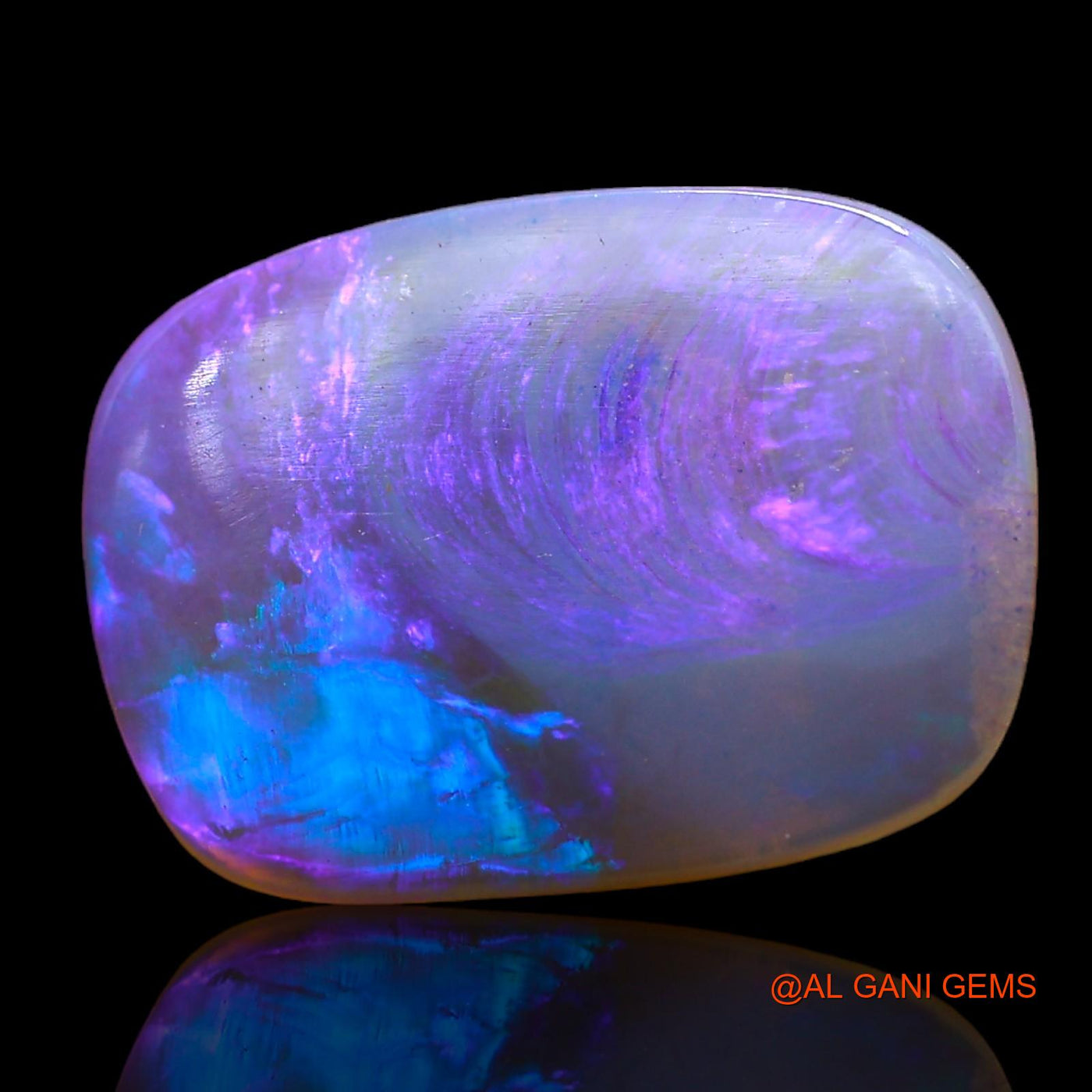 Natural Fire Opal Gemstone 3.00 Cts Loose Oval Cabochon From Australia 17x12x2 mm AC-862