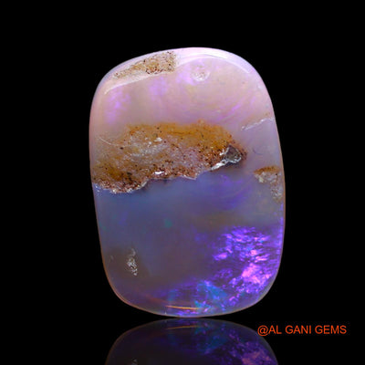 Natural Fire Opal Gemstone 3.00 Cts Loose Oval Cabochon From Australia 17x12x2 mm AC-862