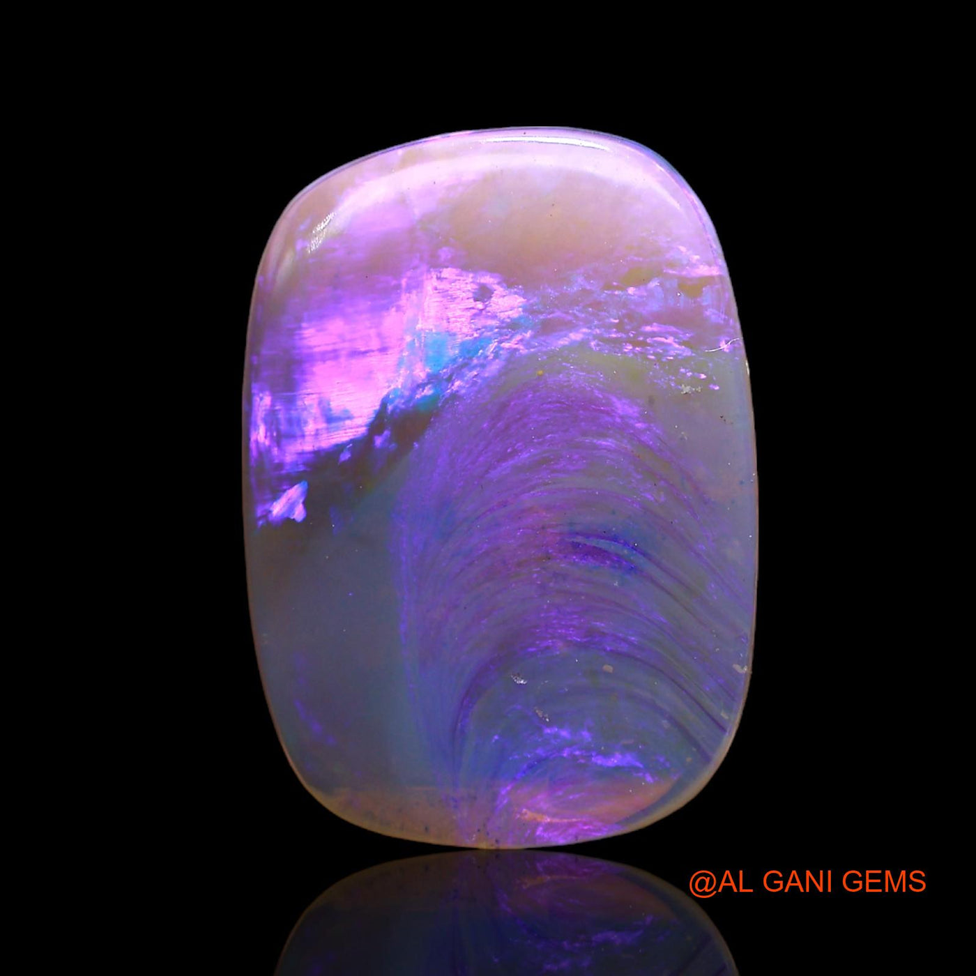 Natural Fire Opal Gemstone 3.00 Cts Loose Oval Cabochon From Australia 17x12x2 mm AC-862