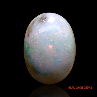 Natural Untreated Fire Opal Loose Gemstone Oval Cabochon From Australia 8.00 Cts 17x12x6 mm AC-864