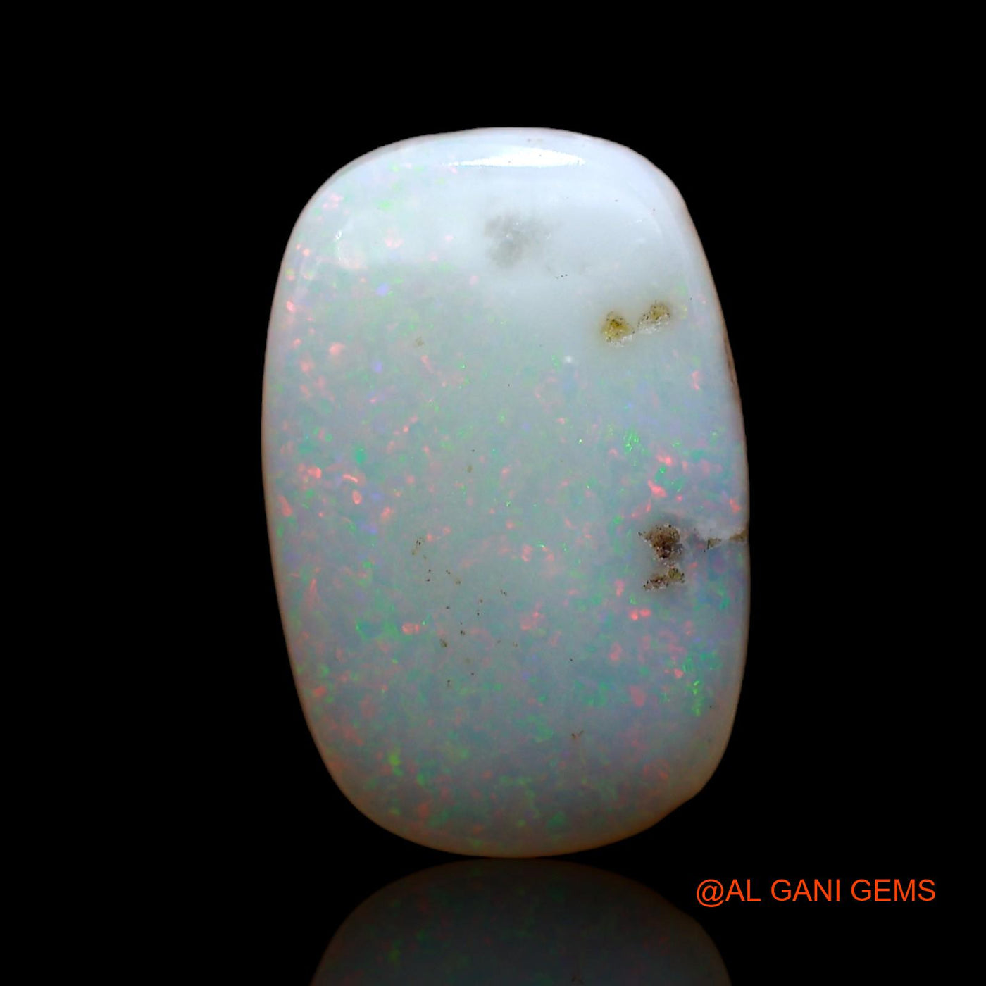 6.00 Cts Unheated Australian Fire Opal Loose Gemstone Oval Cabochon Natural 17x11x4 mm AC-865