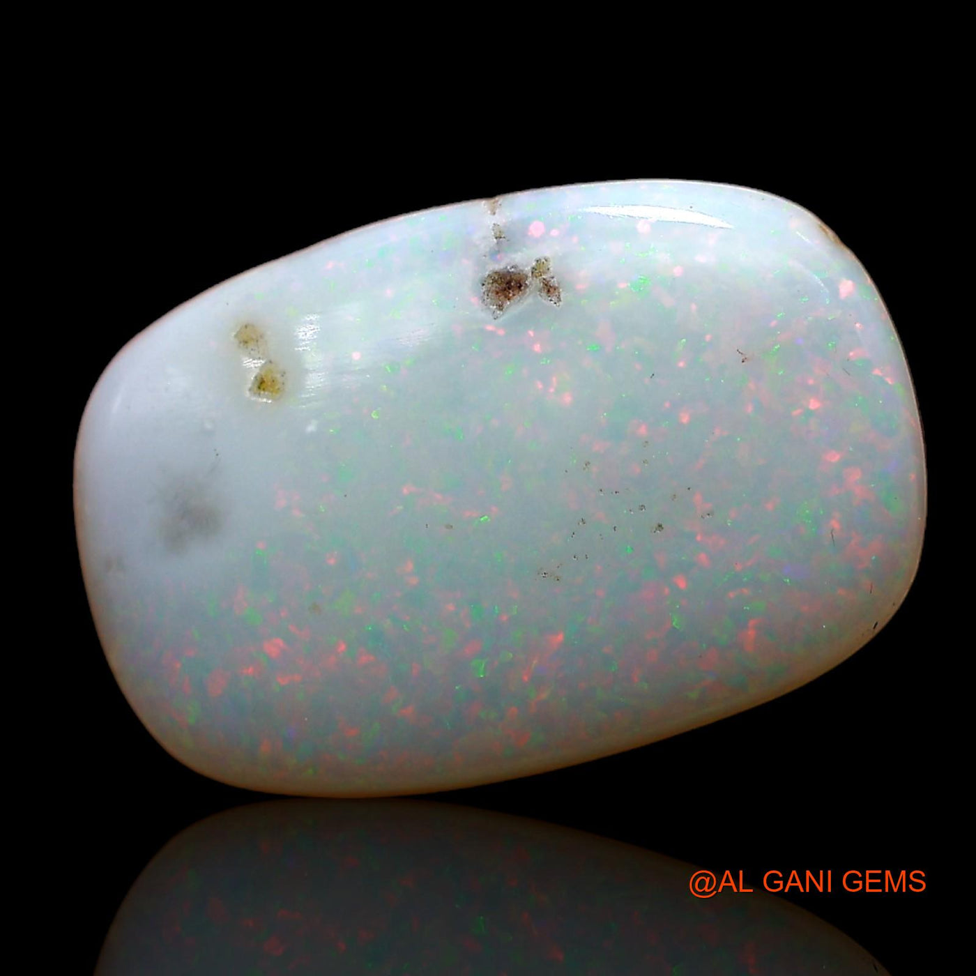 6.00 Cts Unheated Australian Fire Opal Loose Gemstone Oval Cabochon Natural 17x11x4 mm AC-865