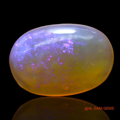 Natural Fire Opal Gemstone 6.00 Cts Loose Oval Cabochon From Australia 17x12x5 mm AC-866