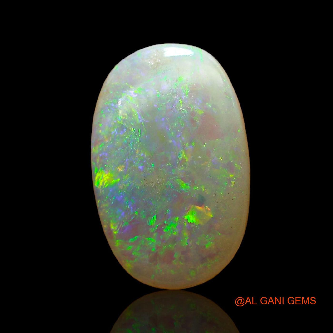 4.00 Cts Natural Australian Fire Opal Loose Gemstone Oval Cabochon 17x11x4 mm AC-867