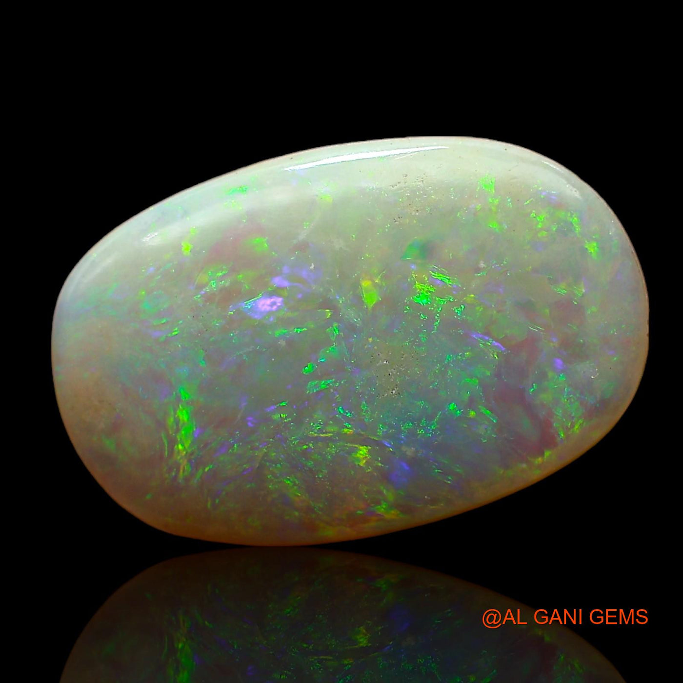 4.00 Cts Natural Australian Fire Opal Loose Gemstone Oval Cabochon 17x11x4 mm AC-867