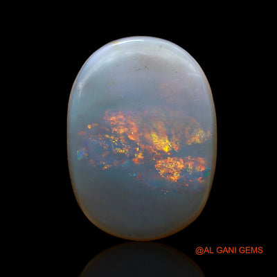 6.00 Cts Natural Australian Fire Opal Oval Cabochon Loose Gemstone For Jewelry 17x12x4 mm AC-868