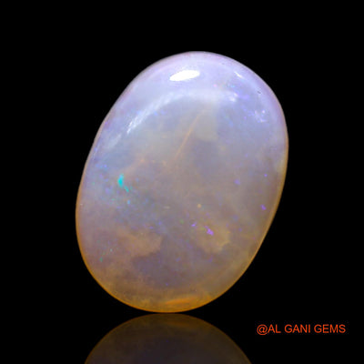 Natural Fire Opal Gemstone 7.00 Cts Loose Oval Cabochon From Australia 18x13x4 mm AC-86