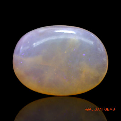 Natural Fire Opal Gemstone 7.00 Cts Loose Oval Cabochon From Australia 18x13x4 mm AC-86