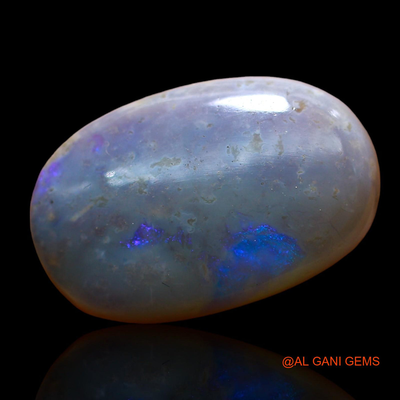 8.00 Cts Natural Australian Fire Opal Loose Gemstone Oval Cabochon 18x11x5 mm AC-872