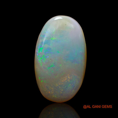 Natural Untreated Fire Opal Loose Gemstone Oval Cabochon From Australia 6.00 Cts 18x10x5 mm AC-875